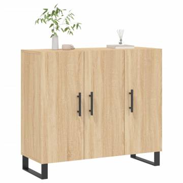 Sideboard Sonoma Oak - Modern Engineered Wood Storage