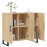 Sideboard Sonoma Oak - Modern Engineered Wood Storage