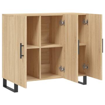 Sideboard Sonoma Oak - Modern Engineered Wood Storage