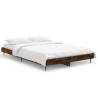 Bed Frame Smoked Oak 120x190 cm Small Double | Hipo Market