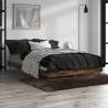 Bed Frame Smoked Oak 120x190 cm Small Double | Hipo Market