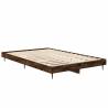 Bed Frame Smoked Oak 120x190 cm Small Double | Hipo Market