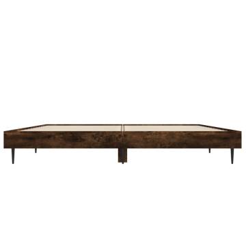 Bed Frame Smoked Oak 120x190 cm Small Double | Hipo Market