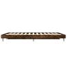 Bed Frame Smoked Oak 120x190 cm Small Double | Hipo Market