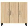 Sideboard Sonoma Oak - Modern Engineered Wood Storage