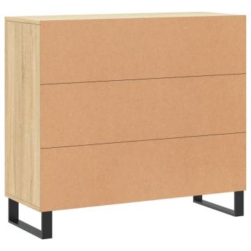 Sideboard Sonoma Oak - Modern Engineered Wood Storage