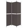 3-Panel Brown Room Divider 150x200 cm | HipoMarket