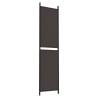 3-Panel Brown Room Divider 150x200 cm | HipoMarket