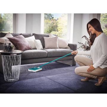 Leifheit Carpet Sweeper Regulus Turquoise & White - 11700