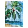 RIDDER Shower Curtain Palm Beach 180x200 cm - Stylish & Durable