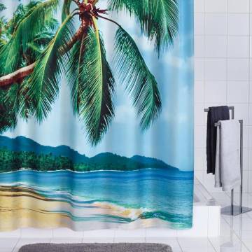 RIDDER Shower Curtain Palm Beach 180x200 cm - Stylish & Durable