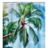 RIDDER Shower Curtain Palm Beach 180x200 cm - Stylish & Durable