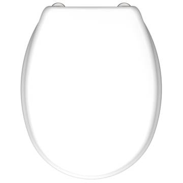 SCHÜTTE Duroplast Toilet Seat WHITE - Comfort & Durability