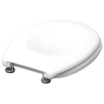 SCHÜTTE Duroplast Toilet Seat WHITE - Comfort & Durability