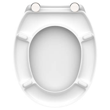 SCHÜTTE Duroplast Toilet Seat WHITE - Comfort & Durability