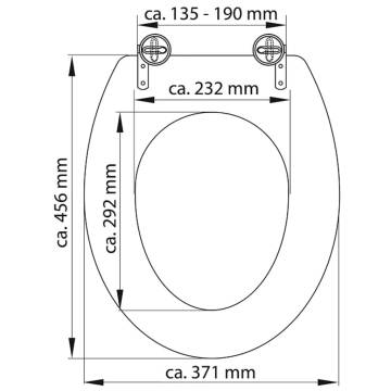 SCHÜTTE Duroplast Toilet Seat WHITE - Comfort & Durability