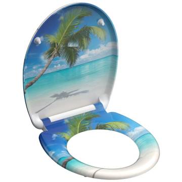 SCHÜTTE Duroplast Toilet Seat - CARRIBEAN Print & Soft-Close