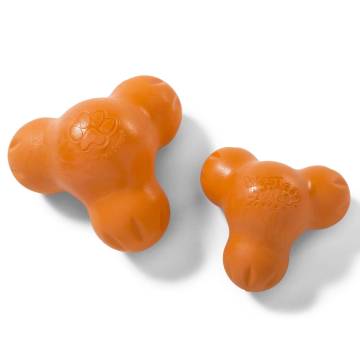 West Paw Orange Tux Dog Toy - Tough & Interactive | Hipomarket