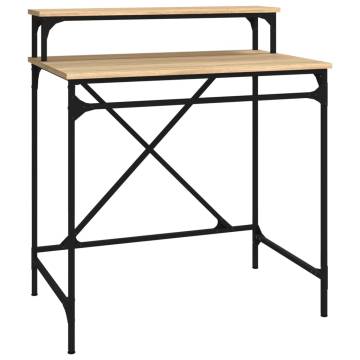 Desk Sonoma Oak 80x50x90 cm | Industrial Style Office Desk