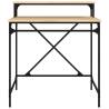 Desk Sonoma Oak 80x50x90 cm | Industrial Style Office Desk