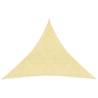 Sunshade Sail HDPE Triangular 5x5m Beige - Quality Outdoor Shade