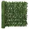 Balcony Screen with Dark Green Leaves 500x75 cm Colour dark green Size 500 x 75 cm Quantity in Package 1 