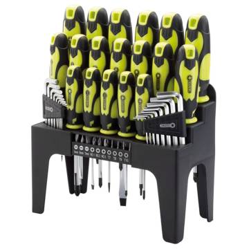 Draper Tools 44 Piece Screwdriver & Bit Set - Green 78619