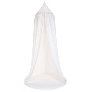 CHILDHOME Hanging Canopy Tent with Playmat - Off-white