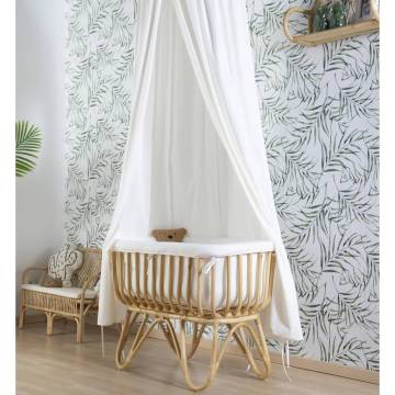 CHILDHOME Hanging Canopy Tent with Playmat - Off-white