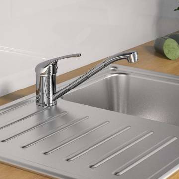 SCHÜTTE ULTRA Low Pressure Chrome Sink Mixer - Durable & Flexible