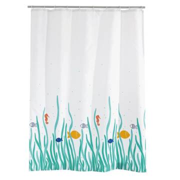 RIDDER Shower Curtain Atlantis 180x200 cm - Eco-Friendly Design