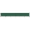 6-panel Wind Screen Fabric 800x160 cm Green Colour green Size 800 x 160 cm Quantity in Package 1 