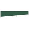 6-Panel Wind Screen Fabric 800x160 cm - Green | HipoMarket