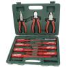 Brüder Mannesmann 11 Piece VDE Screwdriver & Pliers Set