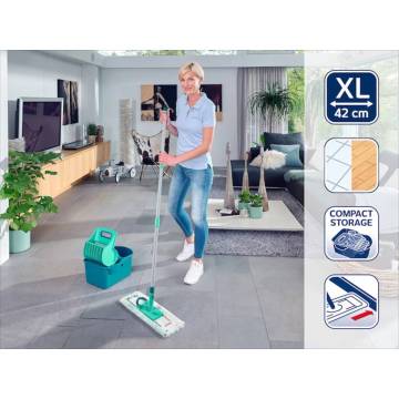 Leifheit Floor Mop Set Profi Compact Green 55092 - Easy Cleaning