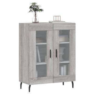 Elegant Grey Sonoma Sideboard – Modern Design & Ample Storage