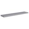 Stylish Floating Wall Shelves - 4 pcs Grey - 120x23.5 cm