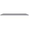 Stylish Floating Wall Shelves - 4 pcs Grey - 120x23.5 cm