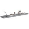 Stylish Floating Wall Shelves - 4 pcs Grey - 120x23.5 cm