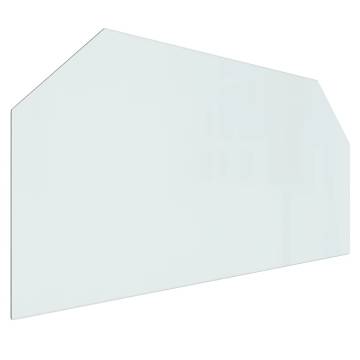 Fireplace Glass Plate Hexagon 120x60 cm - Premium Protection