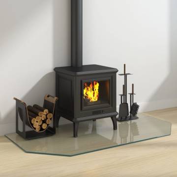 Fireplace Glass Plate Hexagon 120x60 cm - Premium Protection