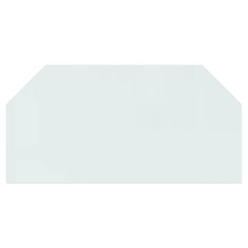 Fireplace Glass Plate Hexagon 120x60 cm - Premium Protection