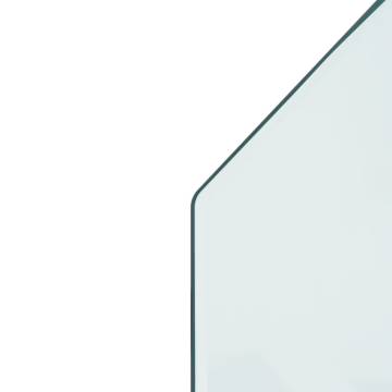 Fireplace Glass Plate Hexagon 120x60 cm - Premium Protection