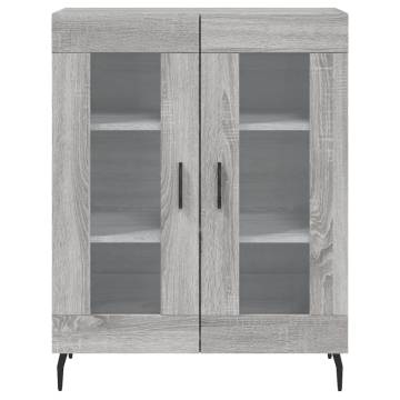 Elegant Grey Sonoma Sideboard – Modern Design & Ample Storage