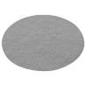 Grey Round Artificial Grass with Studs - 130 cm | HipoMarket