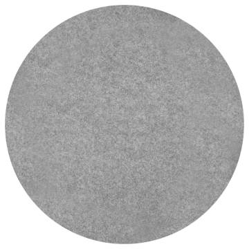 Grey Round Artificial Grass with Studs - 130 cm | HipoMarket