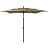 3-Tier Parasol with Aluminium Pole Taupe 2.5x2.5 m Colour taupe Size 2.5 x 2.5 m Quantity in Package 1 