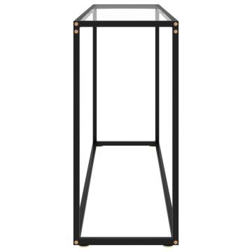 Console Table Transparent 120x35 | Modern Glass Design