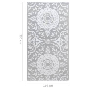 Light Grey Outdoor Carpet 160x230 cm | Trendy & Cozy