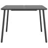 Stylish Anthracite Garden Table | 100x100 cm Steel